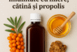 Sirop naturist pentru imunitate cu miere, cătină și propolis